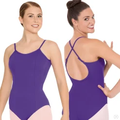 Eurotard Microfiber Adjustable Strap Princess Seam Camisole Leotard Adult