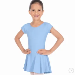 Eurotard Microfiber Bow Back Leotard with Attached Skirt Child