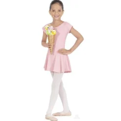 Eurotard Microfiber Bow Back Leotard with Attached Skirt Child