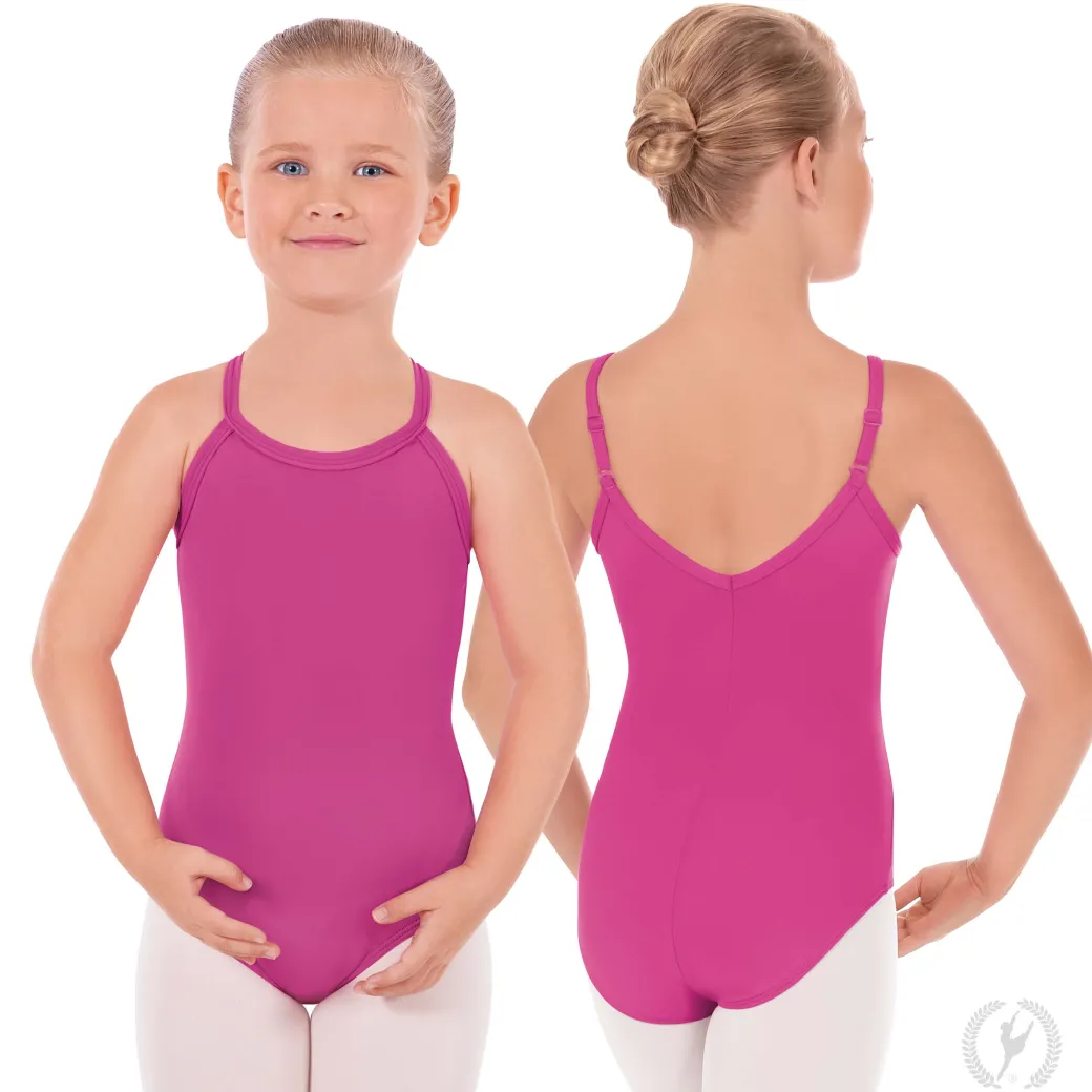 Eurotard Microfiber Camisole Leotard with Convertible Straps Child