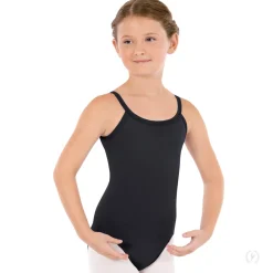 Eurotard Microfiber Camisole Leotard with Convertible Straps Child