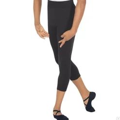 Eurotard Microfiber Wide Waist Capri legging Adult