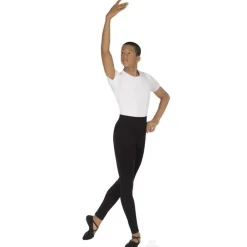 Eurotard Microfiber Wide Waist Ankle Seamless Pants Adult