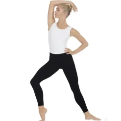 Eurotard Microfiber Wide Waist Ankle Seamless Pants Adult