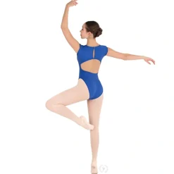 Eurotard Open Back Cap Sleeve Leotard
