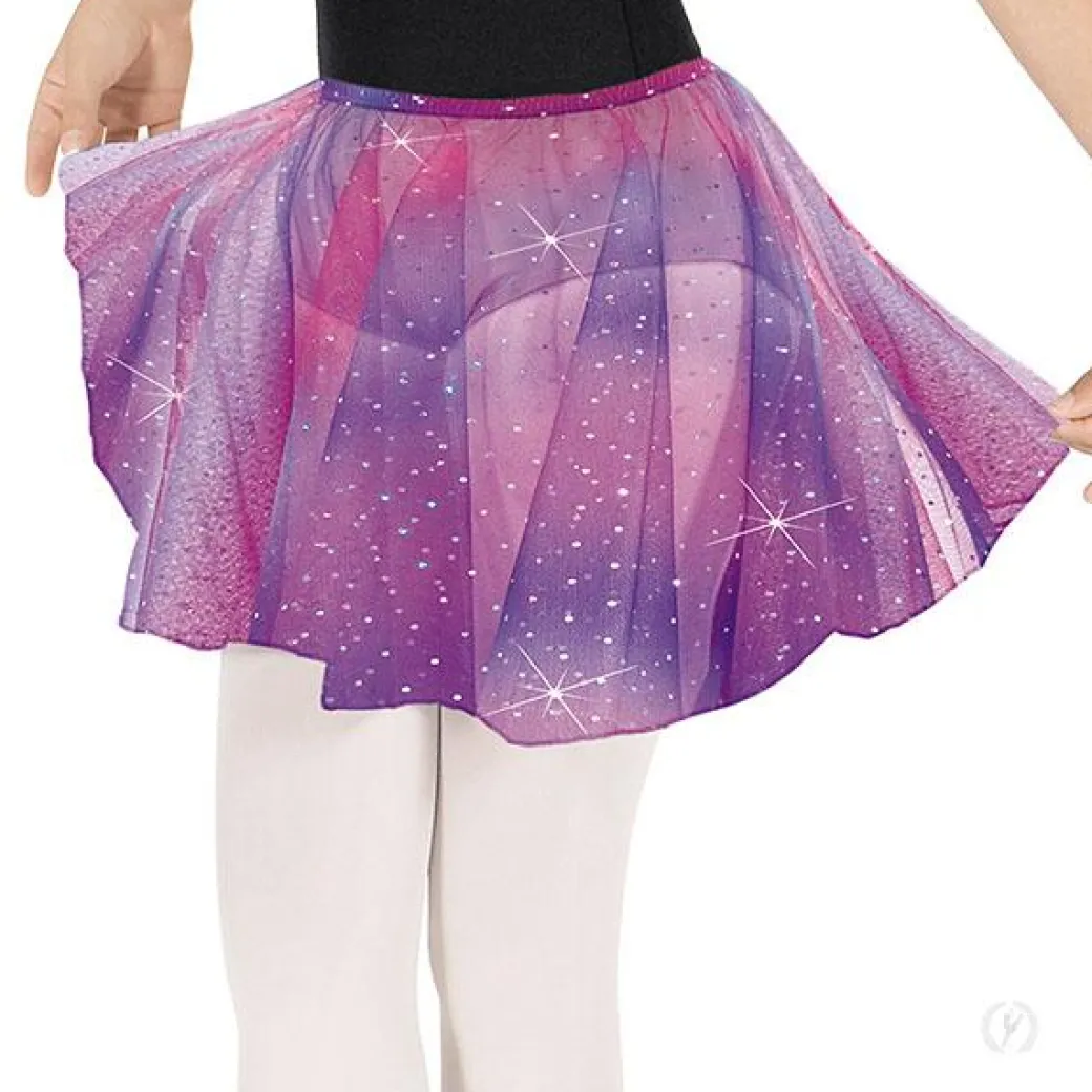 Eurotard Sequin Tulle Pull On Skirt Child