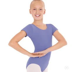 Eurotard Short Sleeve Microfiber Leotard Child