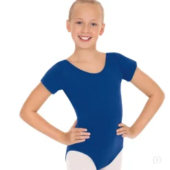 Eurotard Short Sleeve Microfiber Leotard Child
