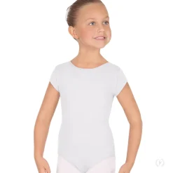 Eurotard Short Sleeve Microfiber Leotard Child