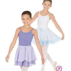 Eurotard Two Tier Chiffon Pull-On Skirt Child