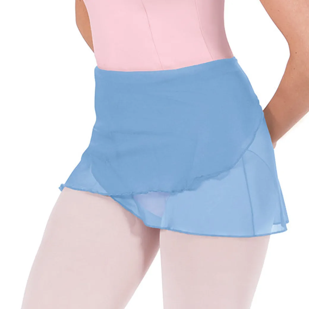 Eurotard Womens Chiffon Mini Wrap Length Skirt