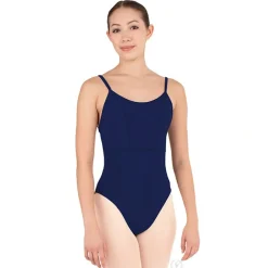 Eurotard Womens Microfiber Princess Seam to Empire Waist Camisole Leotard