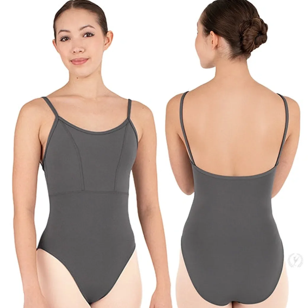 Eurotard Womens Microfiber Princess Seam to Empire Waist Camisole Leotard