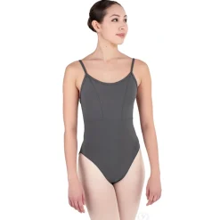 Eurotard Womens Microfiber Princess Seam to Empire Waist Camisole Leotard
