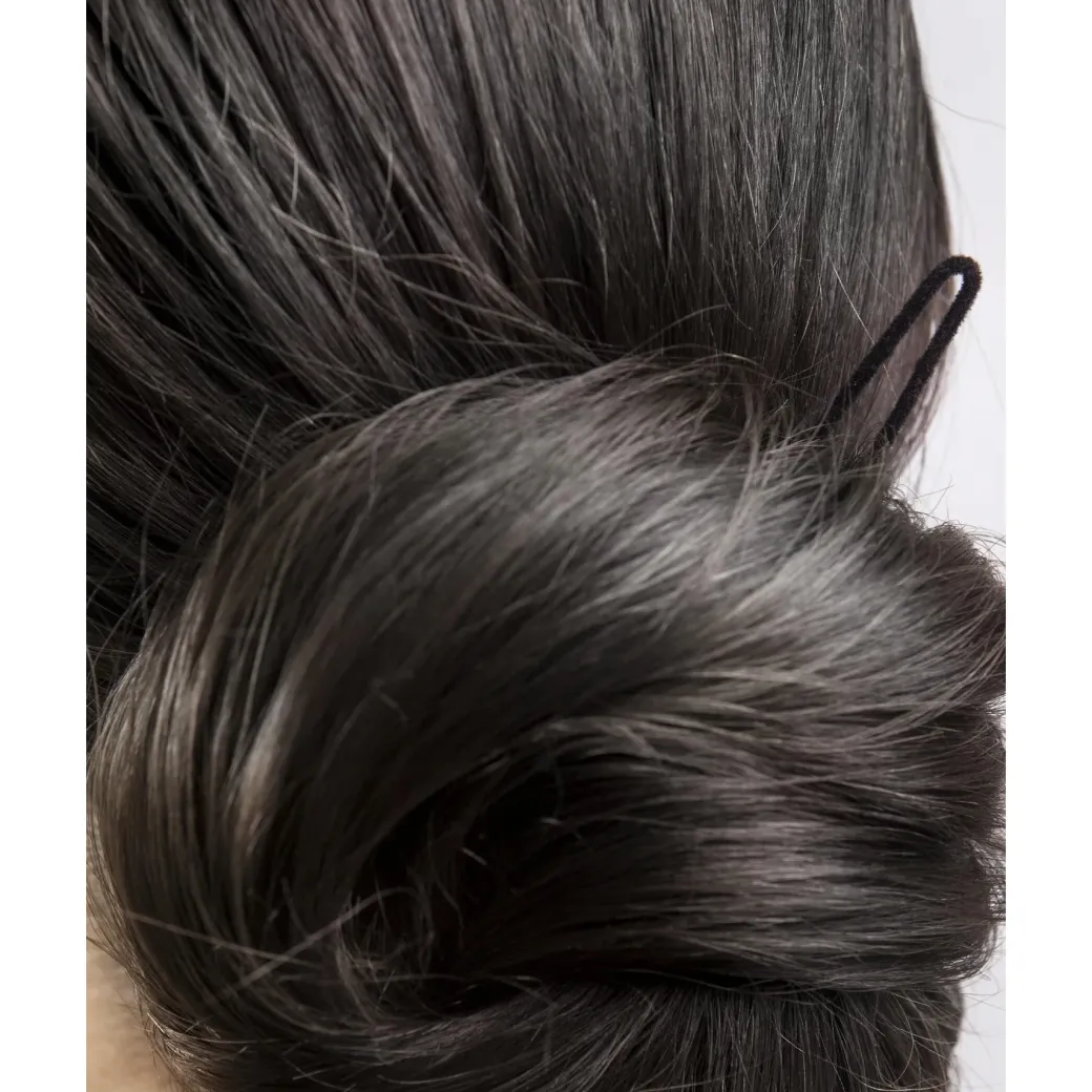 Frenchies Hairpin Black