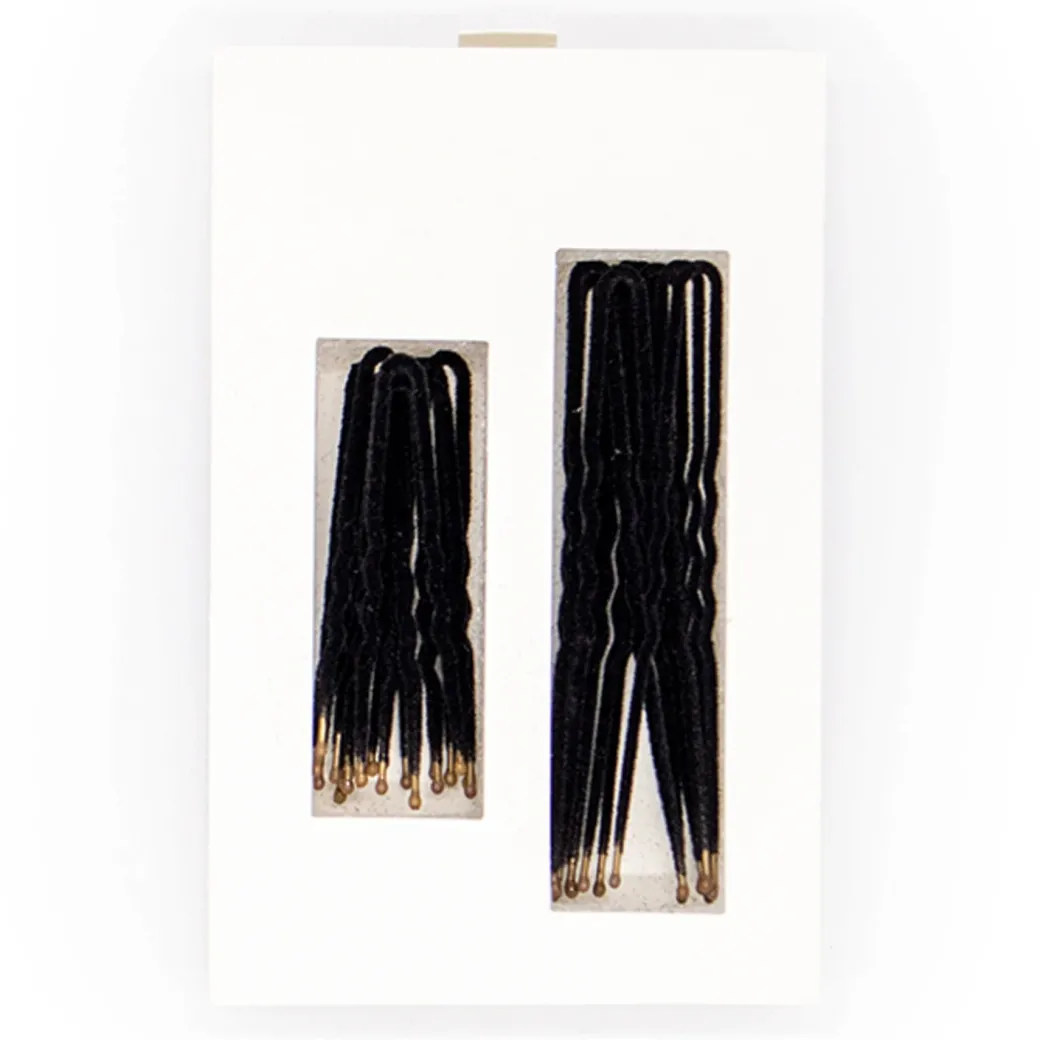 Frenchies Hairpin Black