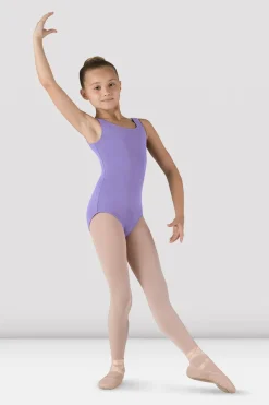 Girls Essential Crew Neck Tank Leotard