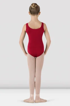 Girls Essential Crew Neck Tank Leotard