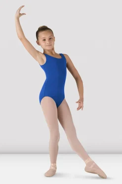 Girls Essential Crew Neck Tank Leotard