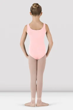 Girls Essential Crew Neck Tank Leotard
