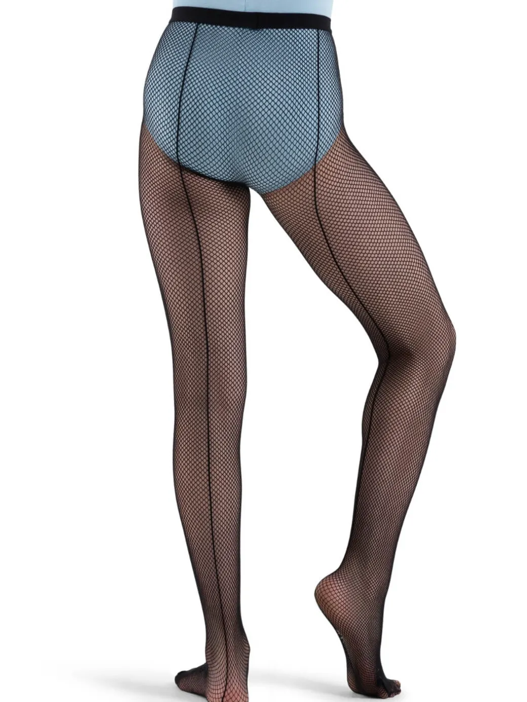 Girls Classic Fishnet Tight with Back Seams
