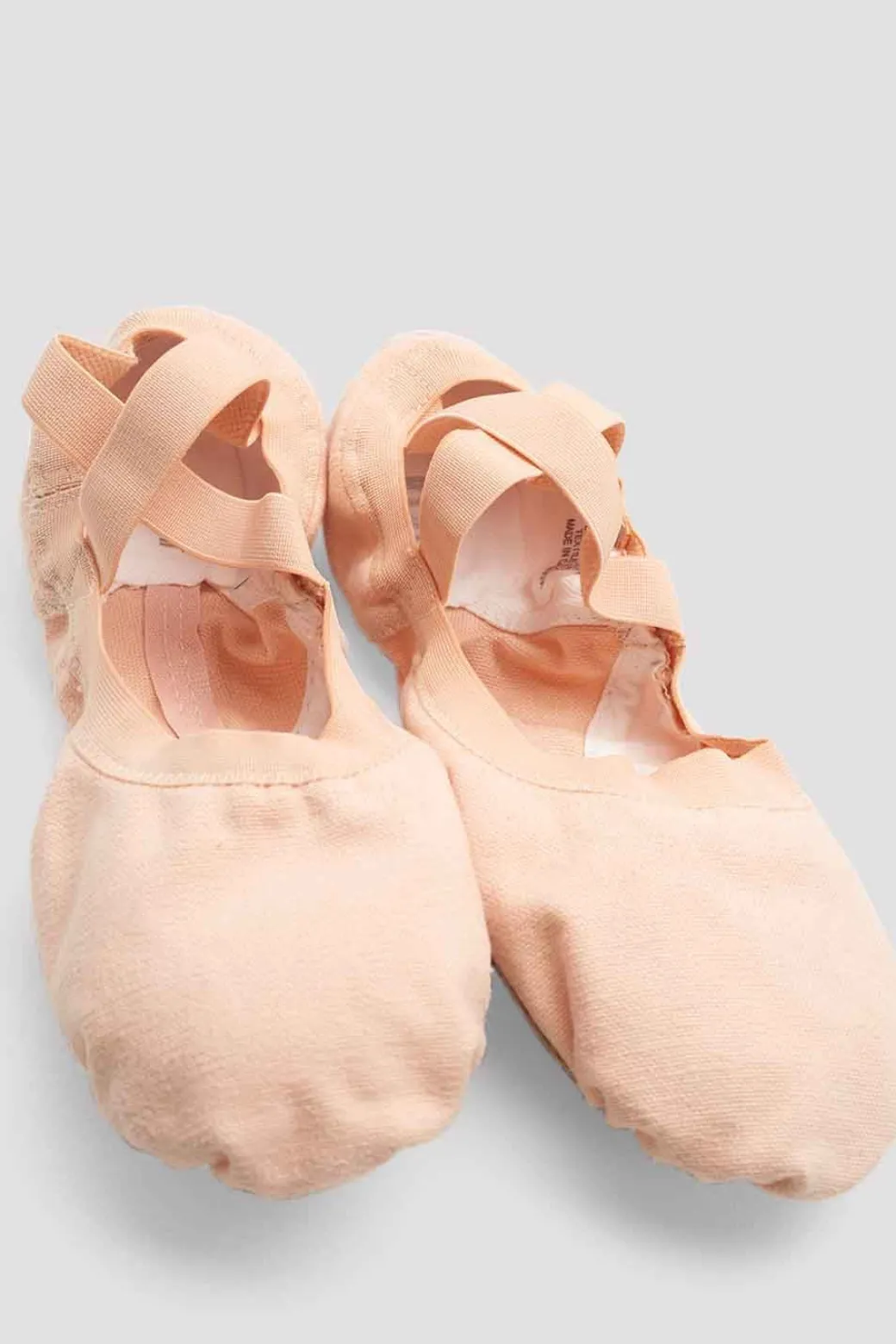 Girls Pro-Elastic Canvas Ballet Shoes