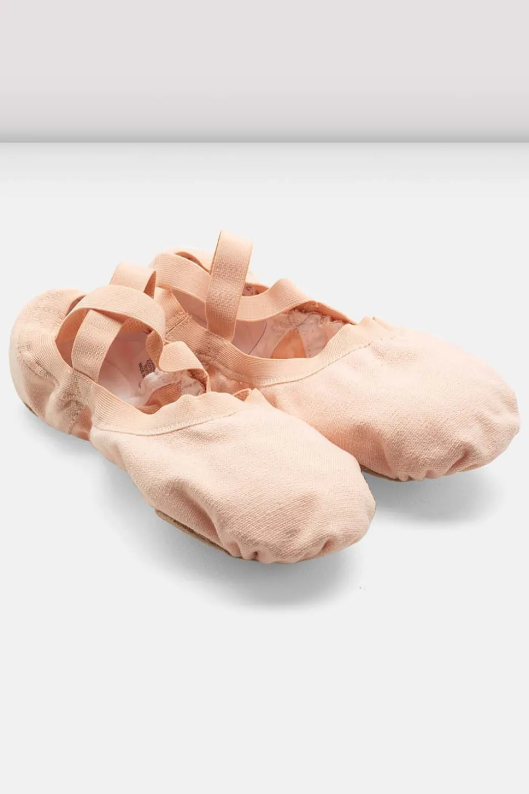 Girls Pro-Elastic Canvas Ballet Shoes