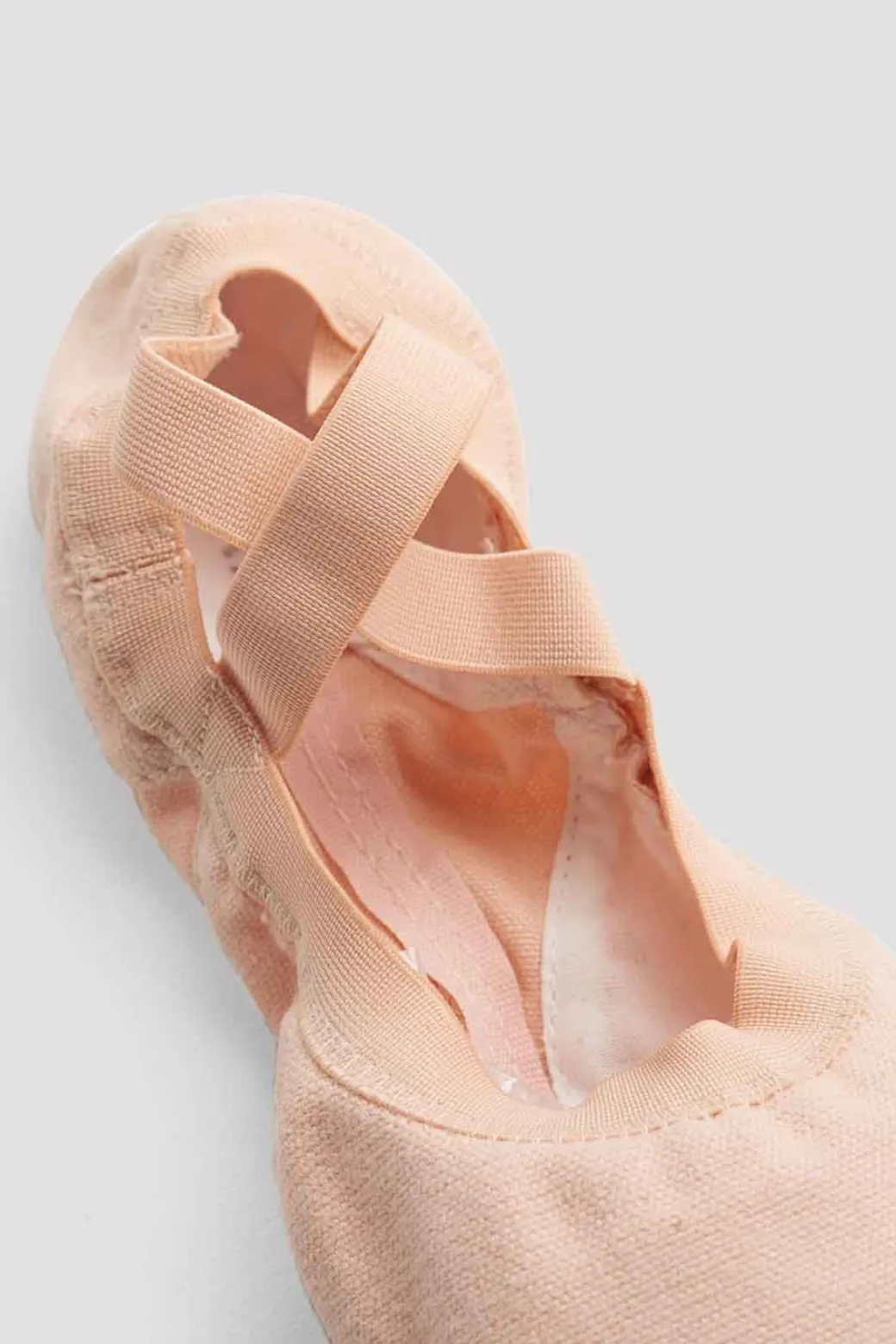 Girls Pro-Elastic Canvas Ballet Shoes