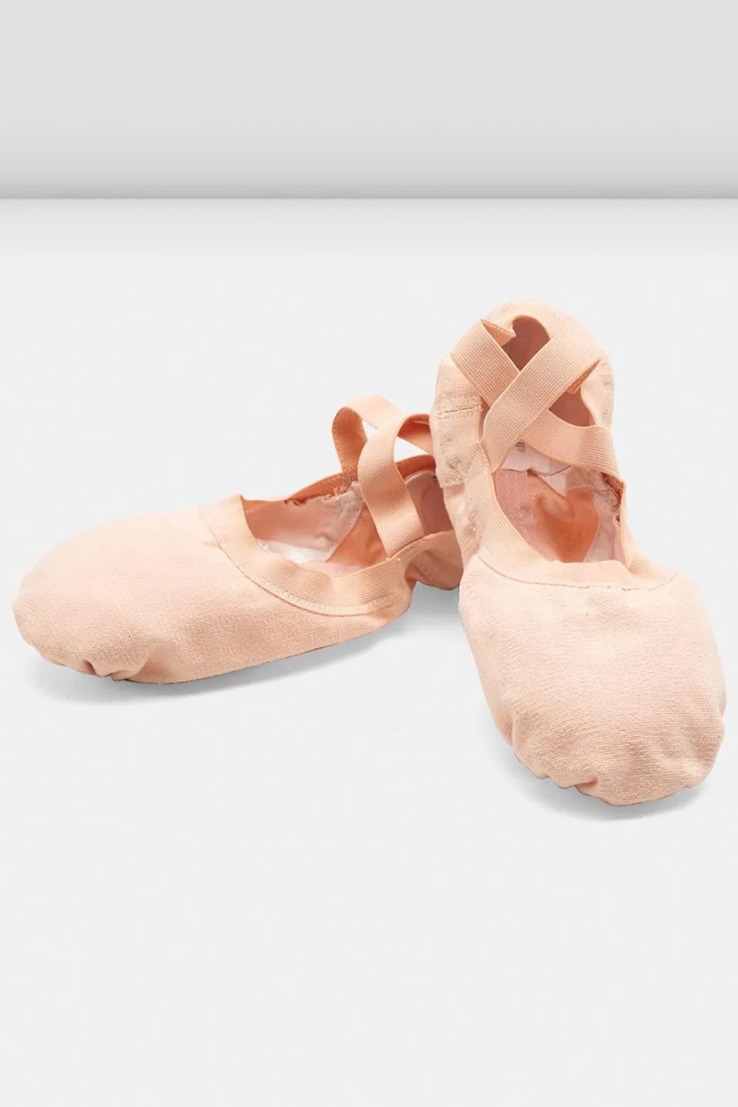 Girls Pro-Elastic Canvas Ballet Shoes