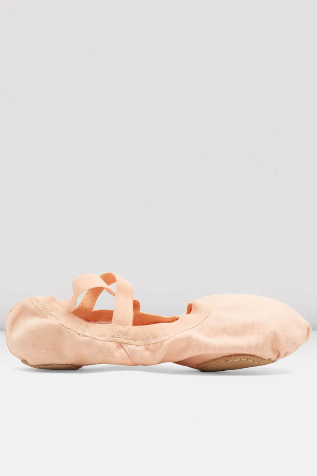 Girls Pro-Elastic Canvas Ballet Shoes