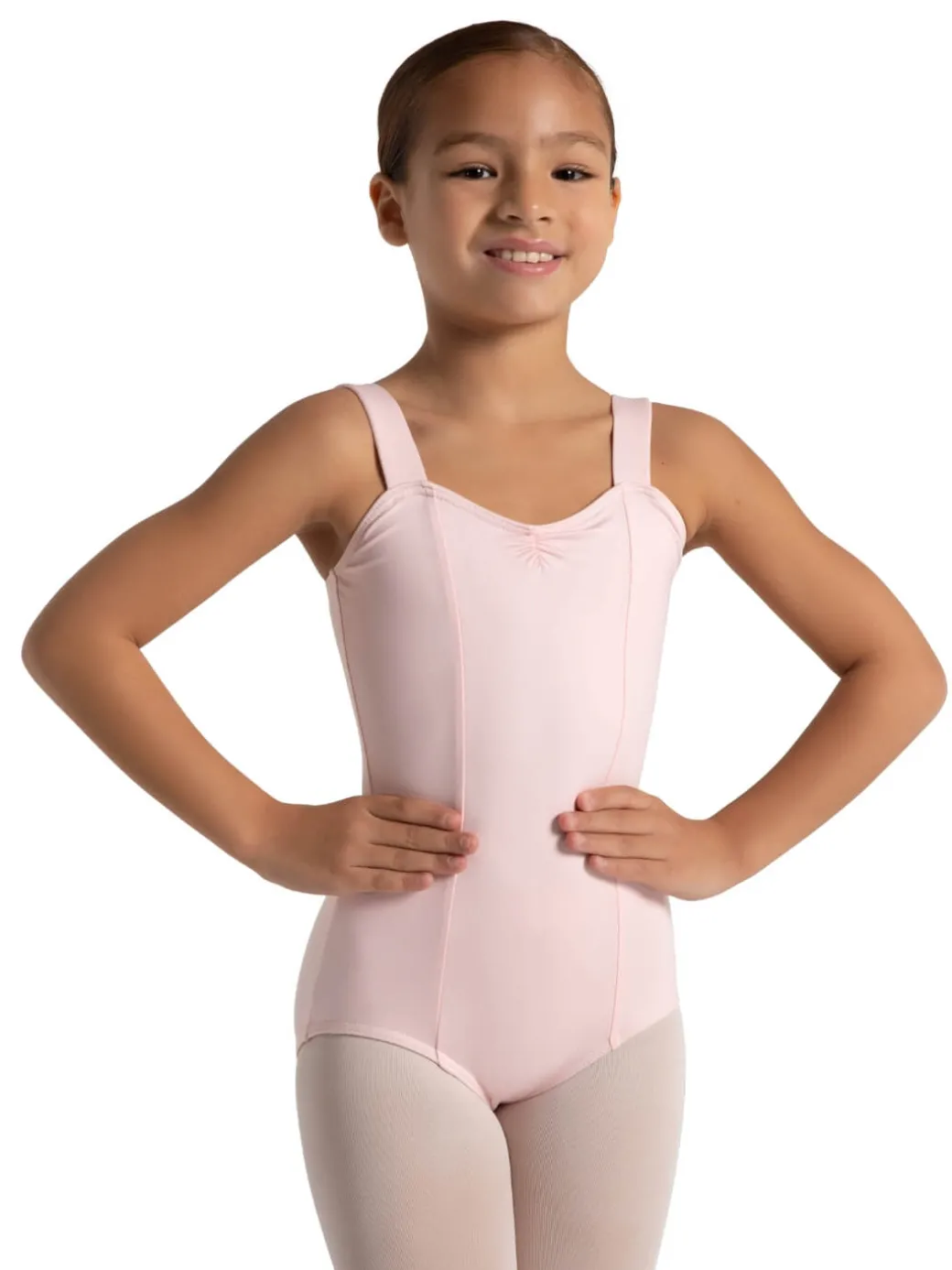 Girls Studio Collection Wide Strap Camisole Leotard