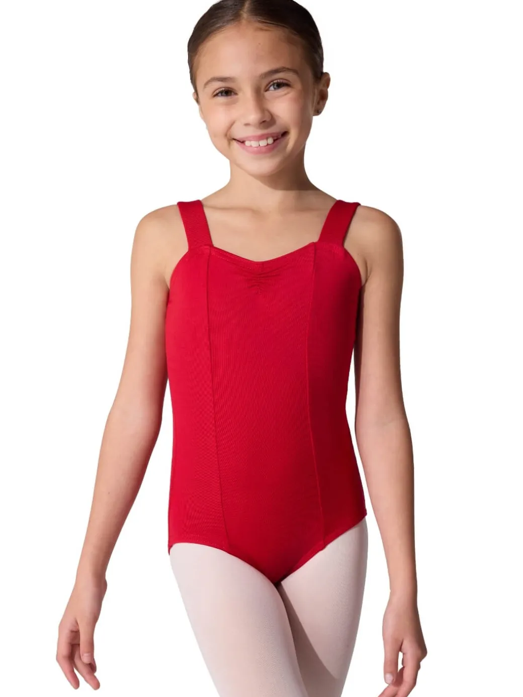 Girls Studio Collection Wide Strap Camisole Leotard