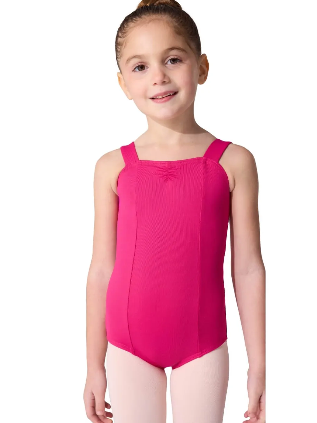 Girls Studio Collection Wide Strap Camisole Leotard