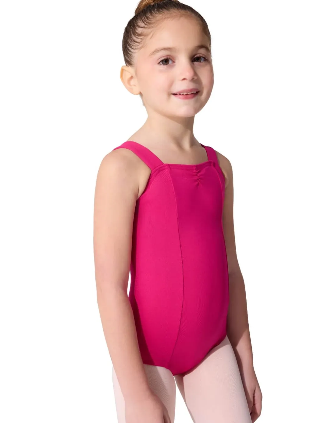 Girls Studio Collection Wide Strap Camisole Leotard