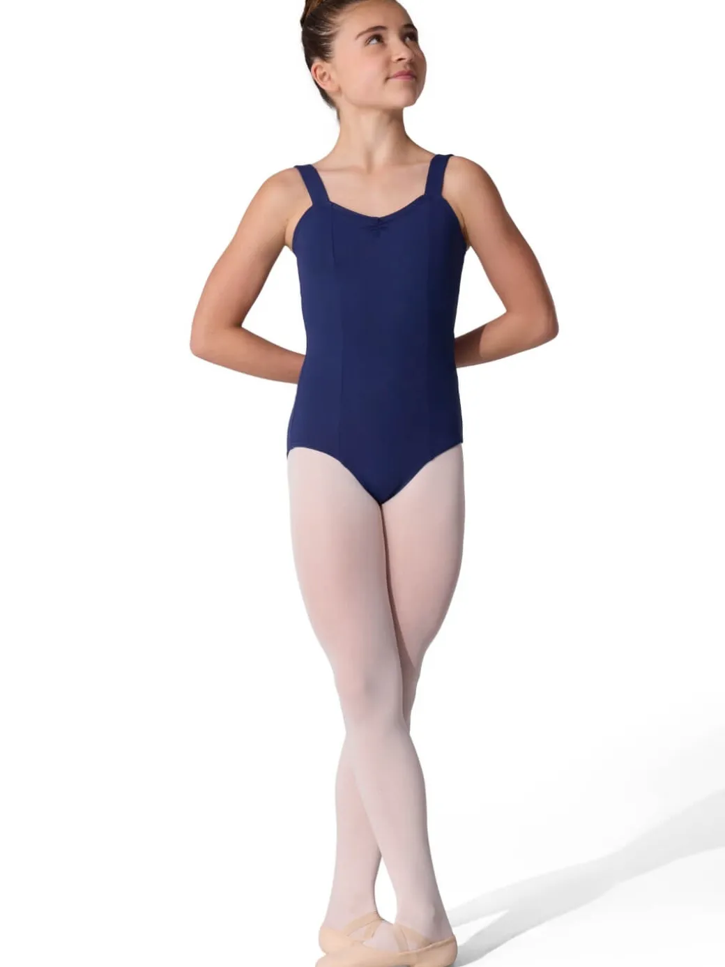Girls Studio Collection Wide Strap Camisole Leotard