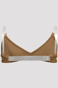 Girls V-Front Clear Back Strap Bra