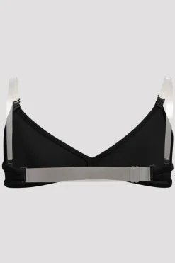 Girls V-Front Clear Back Strap Bra