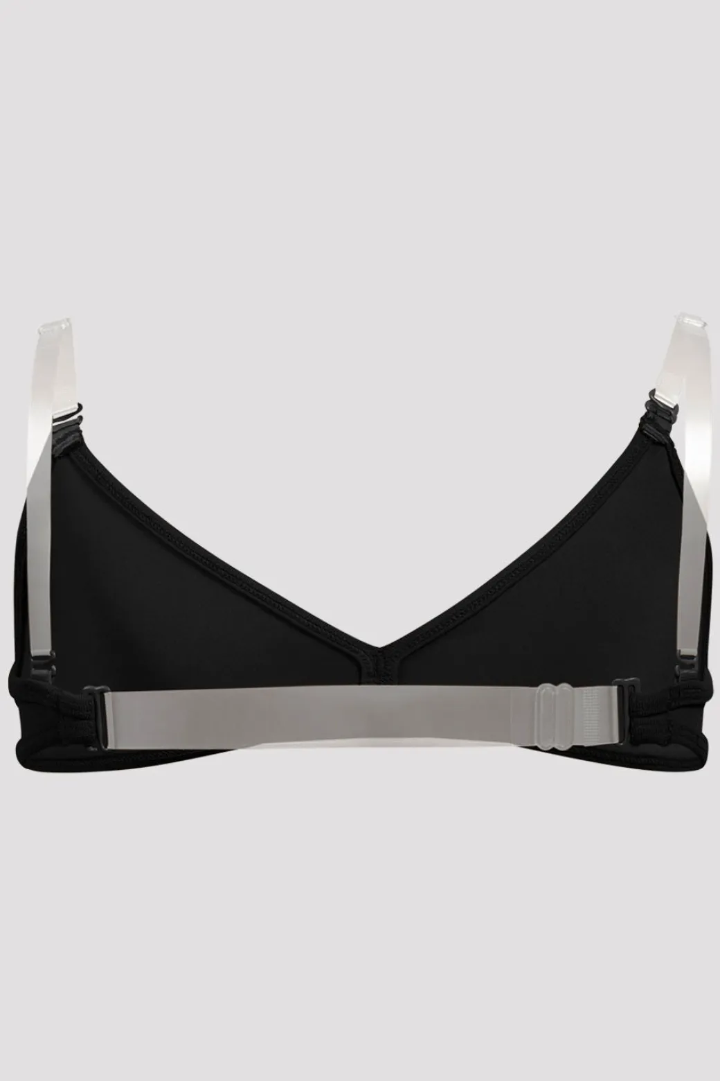 Girls V-Front Clear Back Strap Bra