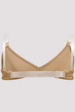 Girls V-Front Clear Back Strap Bra