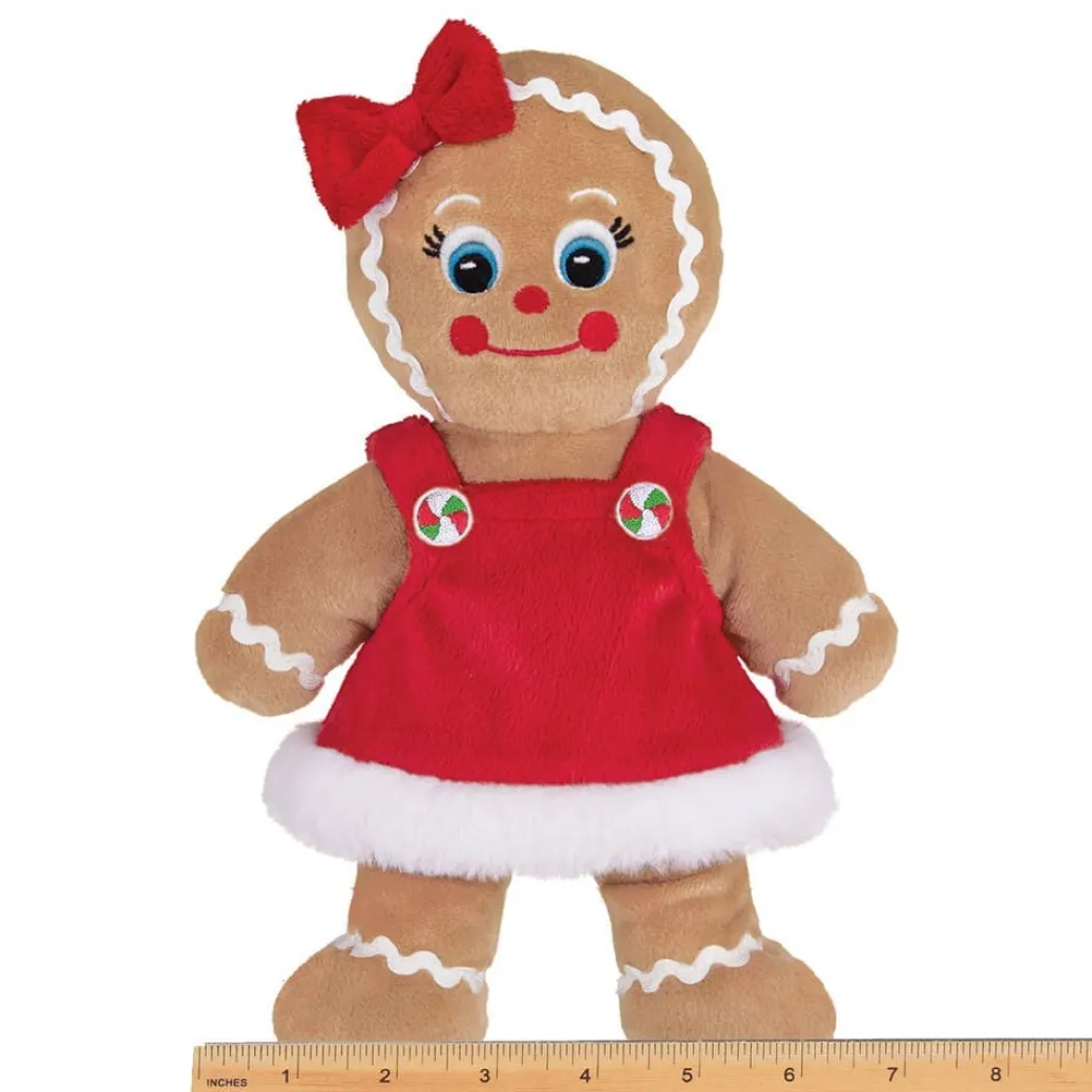 Holly Ginger Gingerbread Girl Christmas Plush