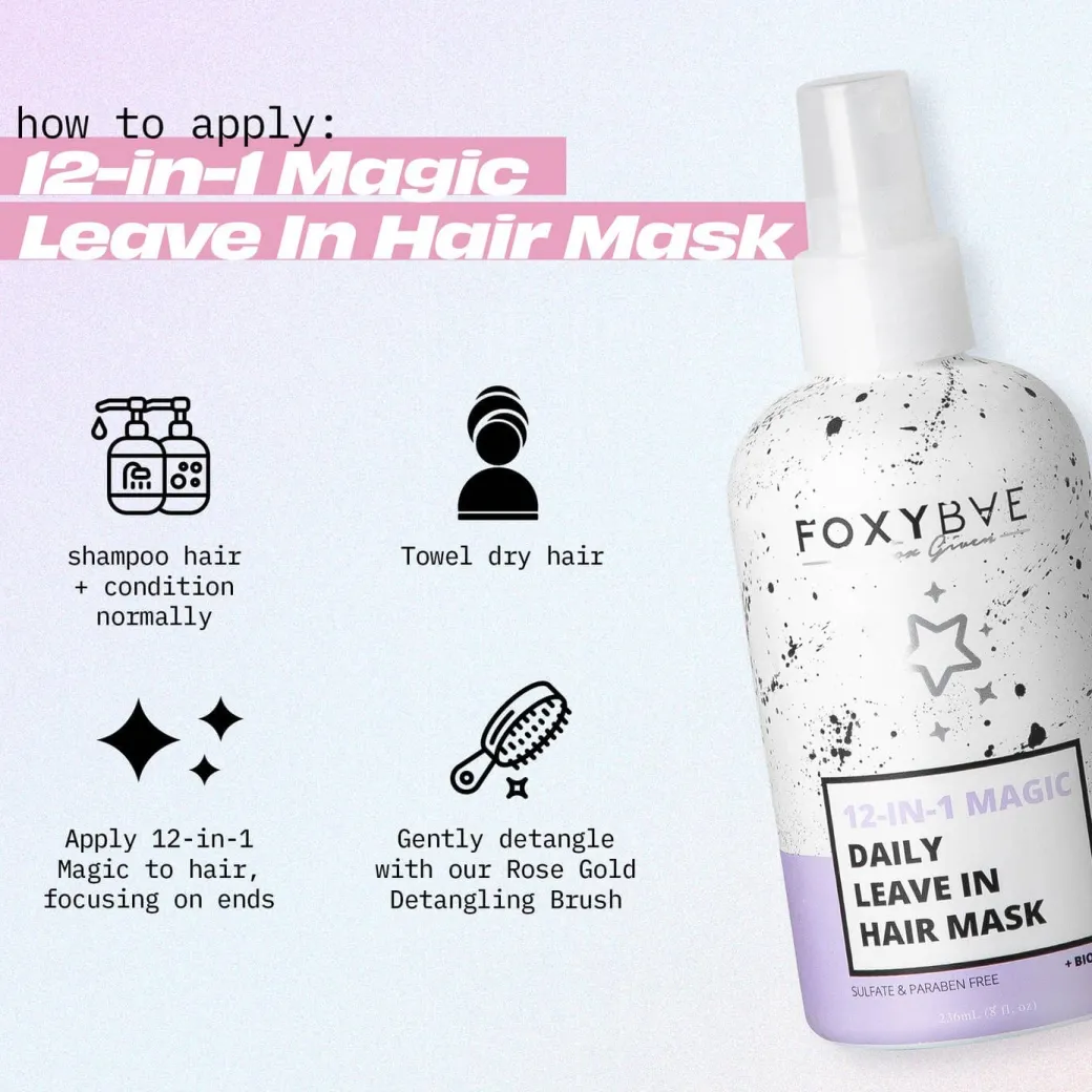 12-In-1 Moisturizing Leave In Hair Mask