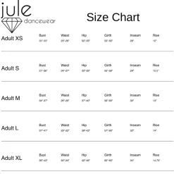 Jule Dancewear Diamond Tank Leotard Adult