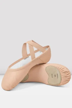Ladies Enhance Leather Ballet Shoes