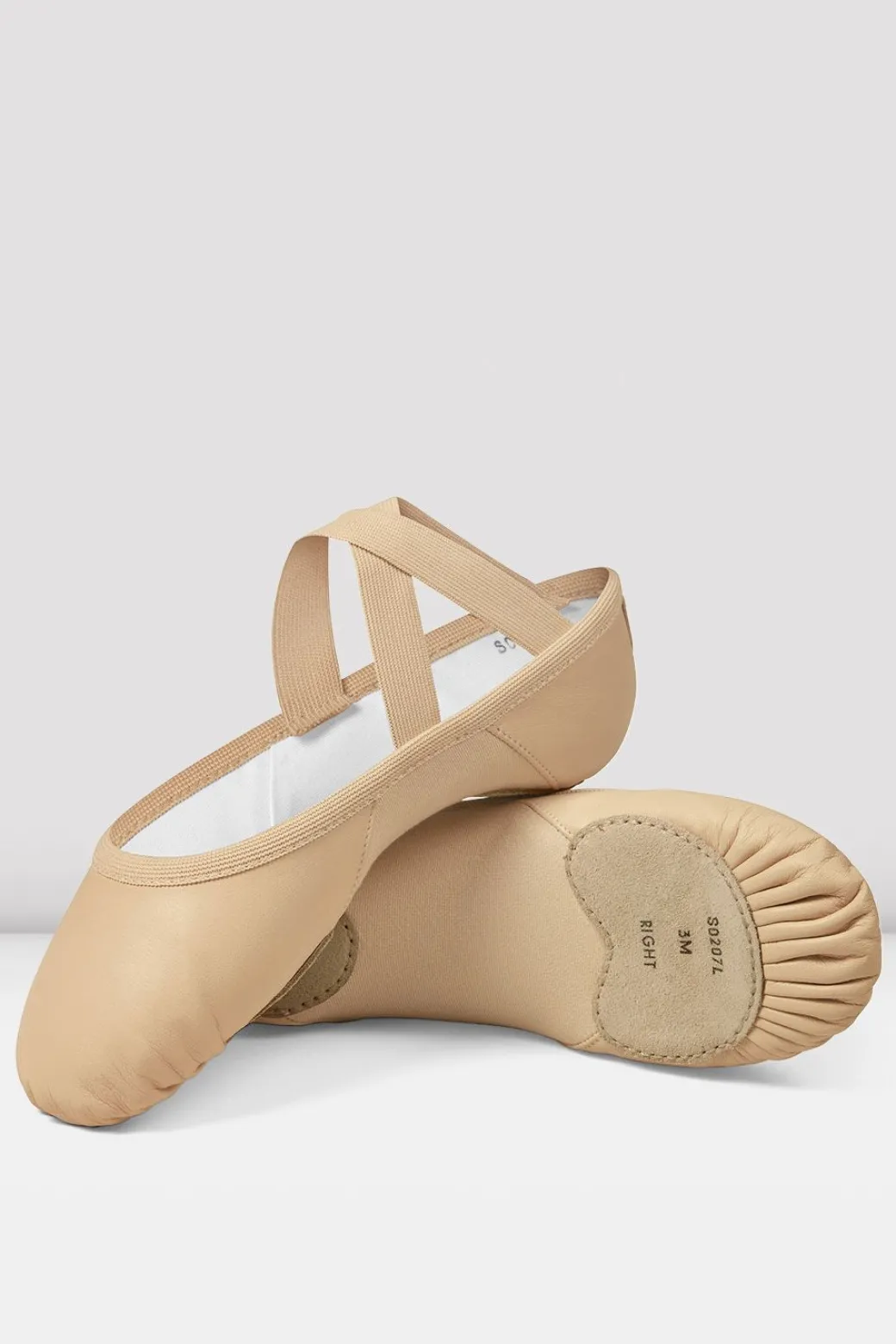Ladies Enhance Leather Ballet Shoes