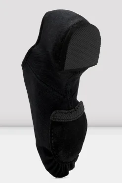 Ladies Phantom Stretch Canvas Jazz Shoes in Black