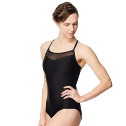 Lulli Dancewear Women Embroidered Mesh Camisole Leotard Patricia