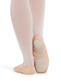 Luna Full Sole Ballet Shoe in White Adult