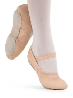 Luna Full Sole Ballet Shoe in White Child
