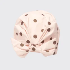 Luxury Shower Cap Blush Dot