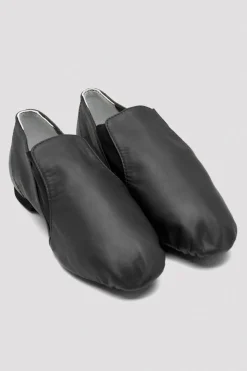 Mens Leather Elasta Jazz Booties